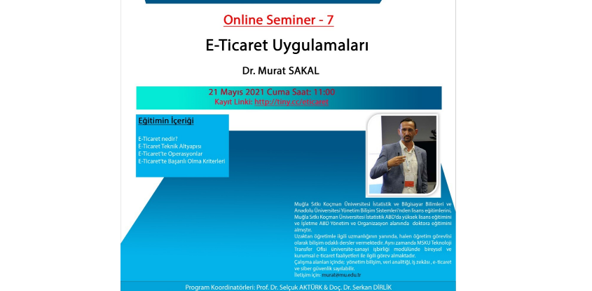 E-Ticaret Uygulamaları semineri