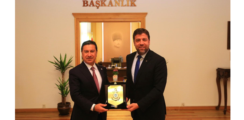 Muğla Büyükşehir Belediye Başkanımız Sayın Ahmet ARAS’ı makamında ziyaret hk.